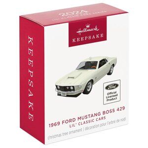 New! 1969 Ford Mustang Boss 429 Hallmark Keepsake Ornament Lil' Classic Cars #7
